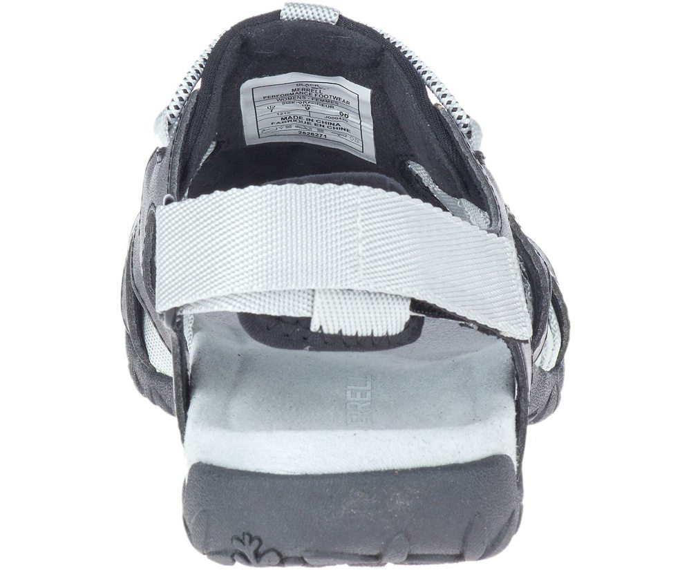 Sandalias Mujer - Merrell Terran Cage Backstrap - Blancas/Negras - YCRN-40795